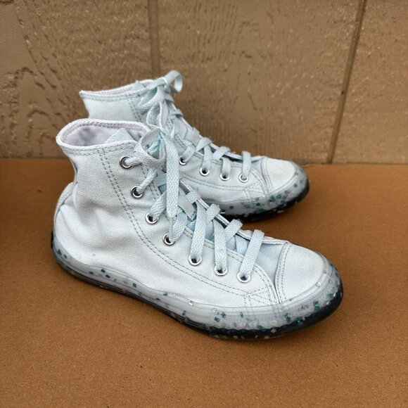 Converse Other - Converse Chuck Taylor All Star High Top Sneakers Glacier Blue 670173F Size 2